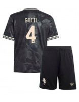 Juventus Federico Gatti #4 Kolmaspaita Lasten 2025-26 Lyhythihainen (+ shortsit)